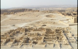  Masada - na szczycie płaskowyżu