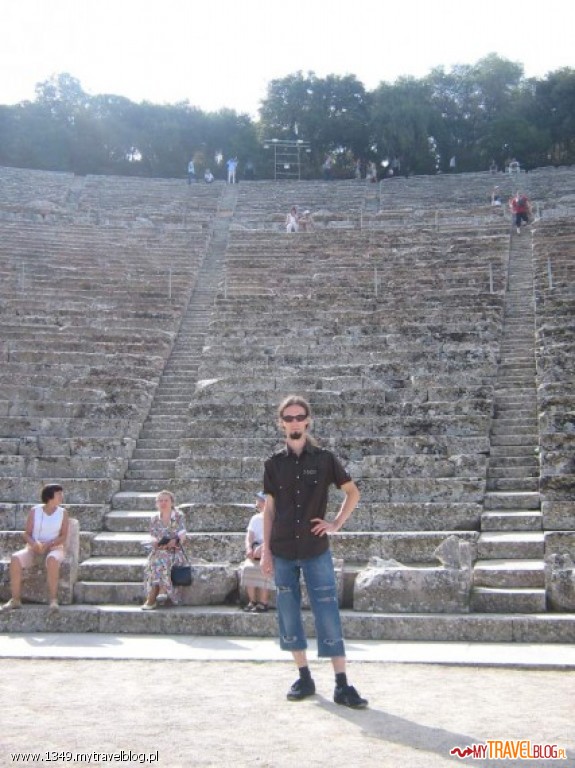 Amfiteatr w Epidauros.