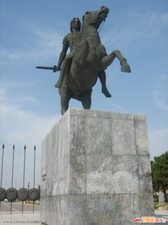 Saloniki - pomnik Aleksandra Wielkiego