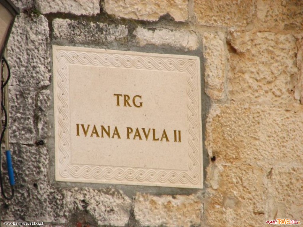 Plac Jana Pawła II w Trogirze