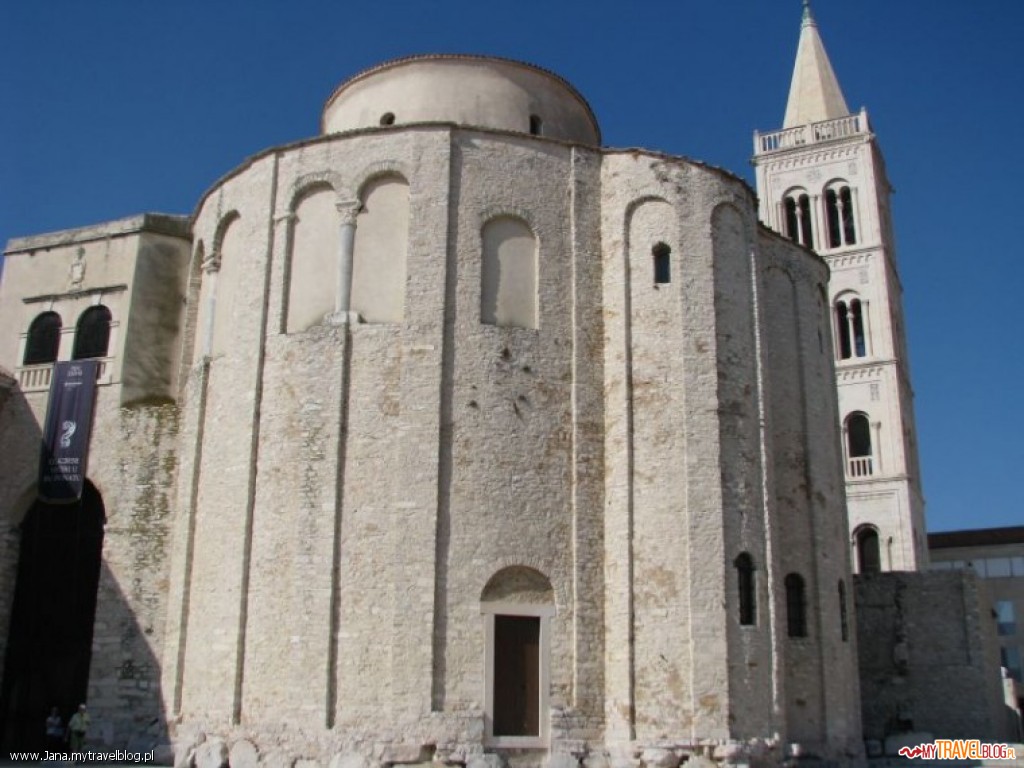 słynna katedra sv.Donata znajdująca się na liście Światowego Dziedzictwa Kultury Unesco