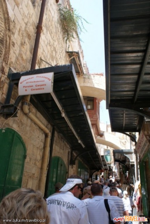 Jerozolimska uliczka pnąca się ku Golgocie