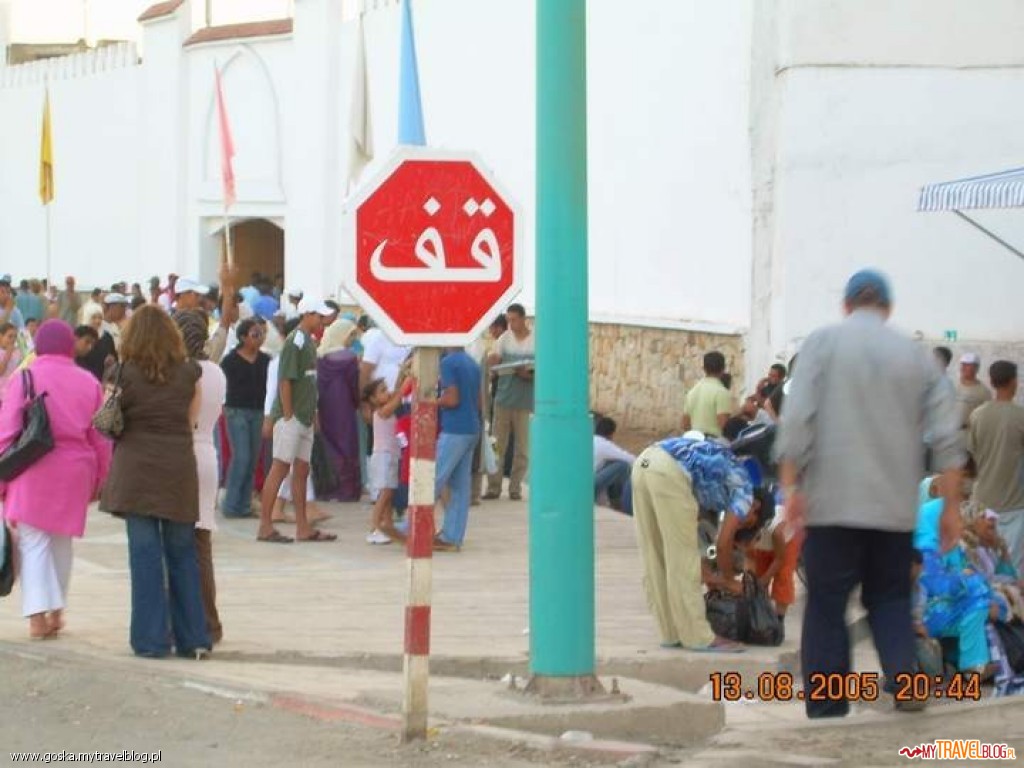 marokański znak stopu :)