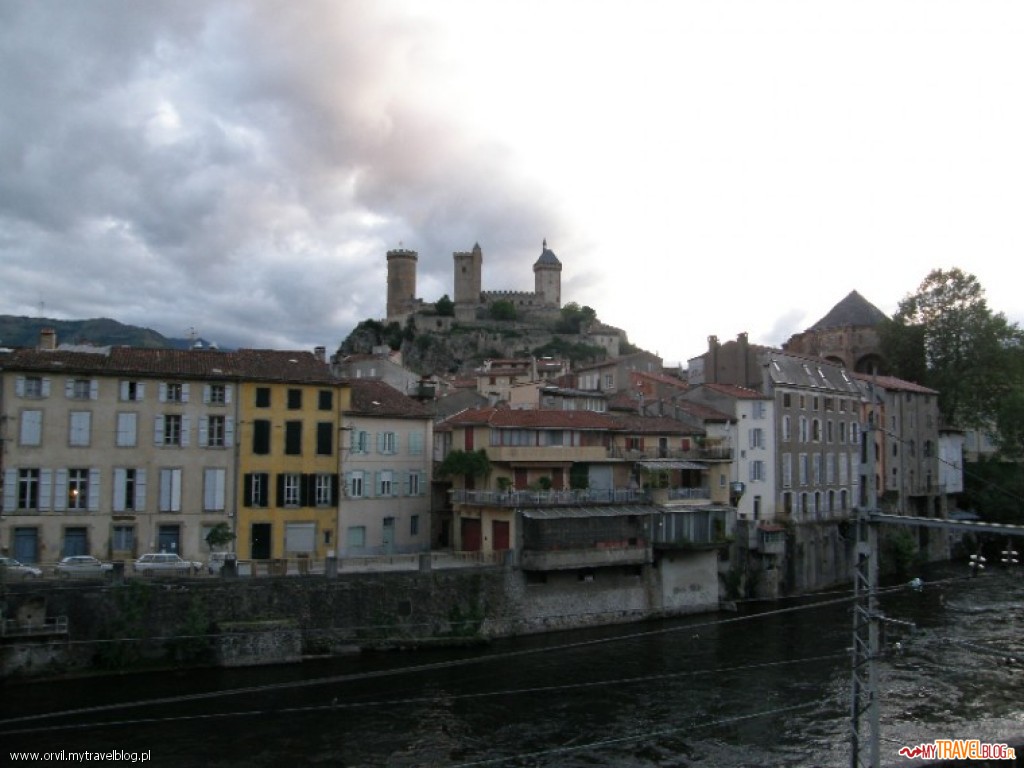 Château des Comtes de Foix & rzeka / Fluss l’Ariège