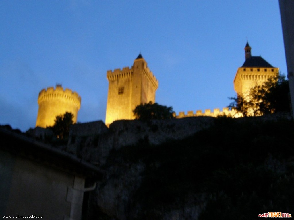 Château des Comtes de Foix – widok z okna / Ansicht vom Fenster