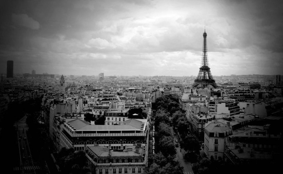 Panorama Paryża z Łuku Triumfalnego