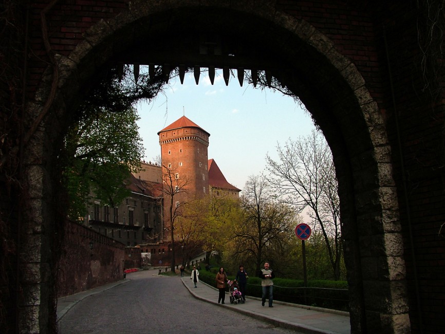 Wejście na Wawel