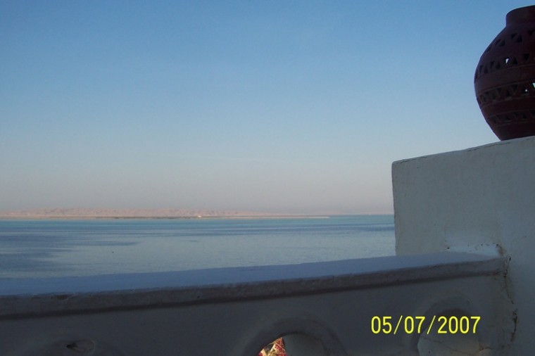 Hurghada - widok z Restauracji Felfeli