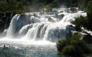  Największy wodospad w Krka - Skandinsy Buk ma aż 17 kaskad