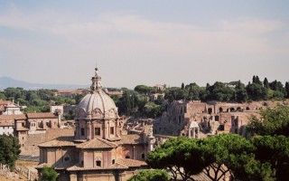  Widok na Forum Romanum
