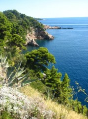 Dubrovnik - widok z góry na morze - Moje zdjęcia i blogi z podróży i wypraw