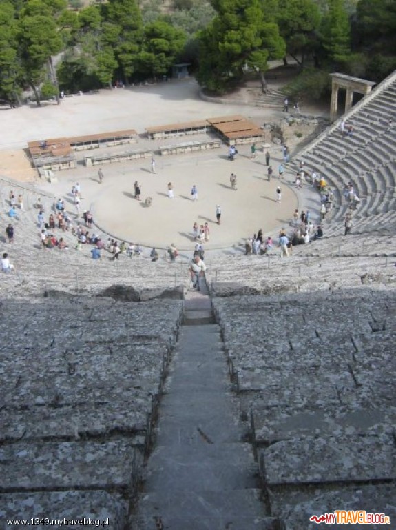 Amfiteatr w Epidauros.