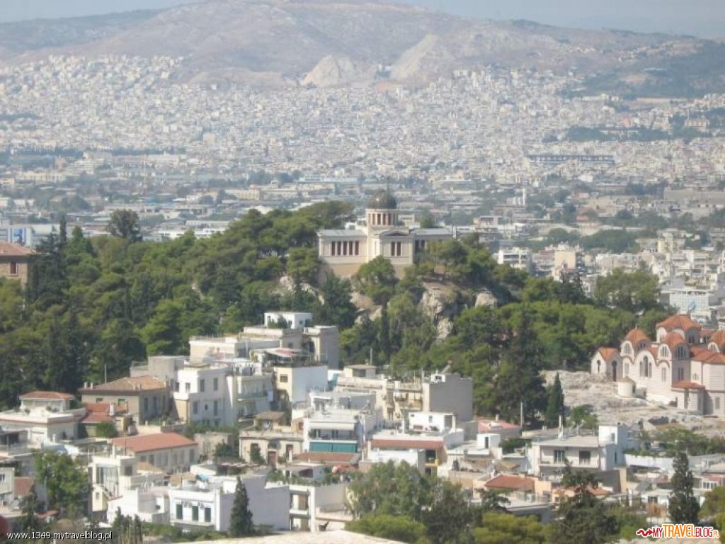 Panorama Aten, robi wrażenie :)