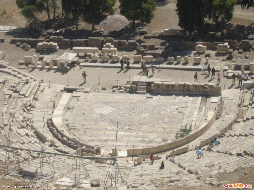 Amfiteatr niopodal Partenonu