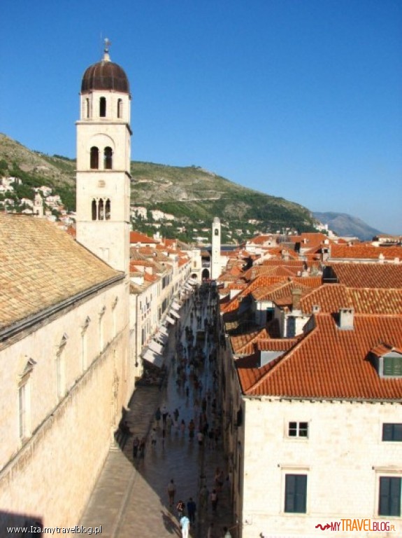 Dubrovnik - widok z murów obronnych starego miasta