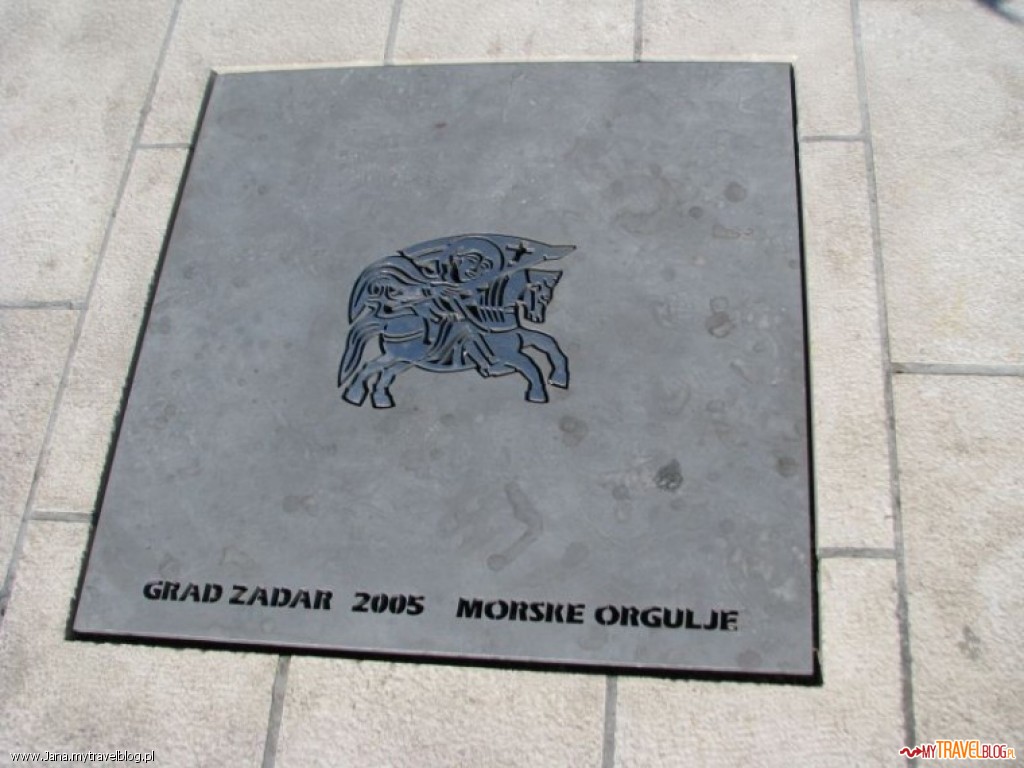 zwiedzanie Zadaru-szczeg. unikatowe Morske Orgulje, czyli jedne z pierwszych powstałych organów morskich (grających) na świecie