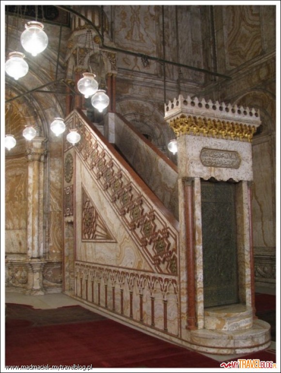 Meczet Alabastrowy - wnętrze